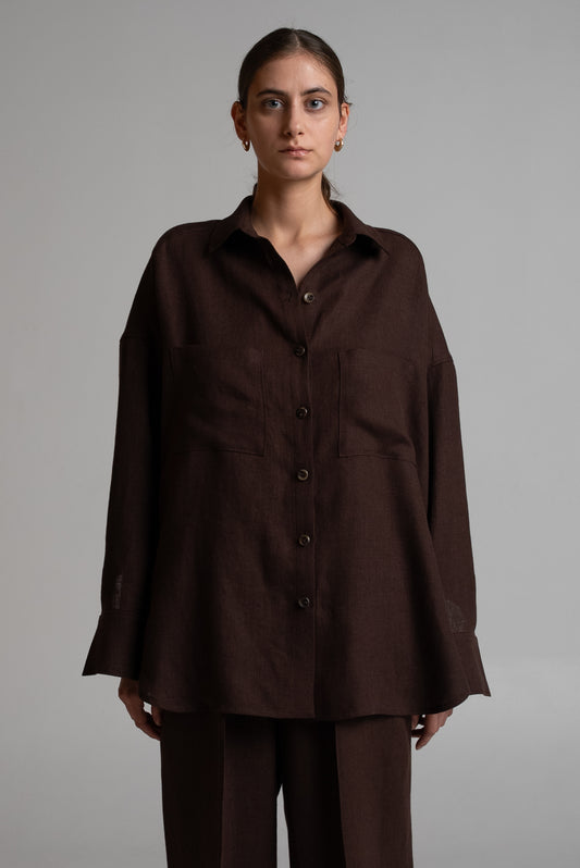 Shirt in brown