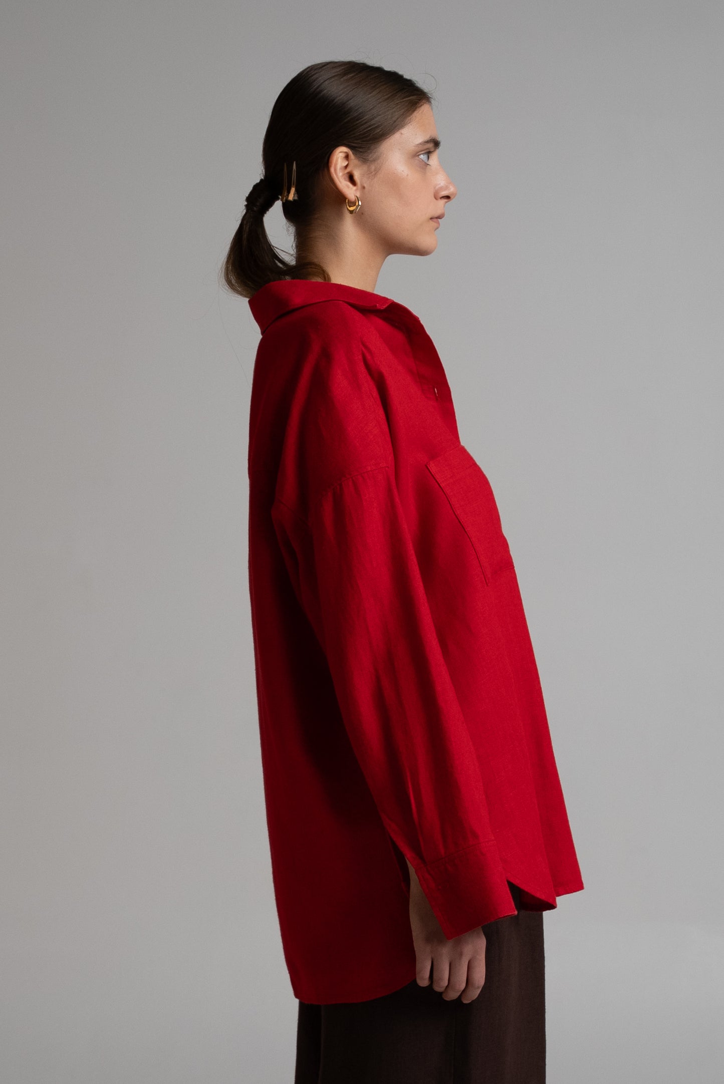 Shirt in red