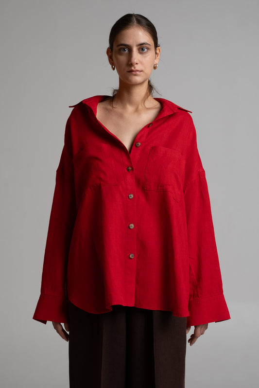 Shirt in red