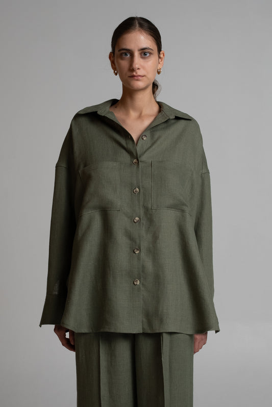 Shirt in sage