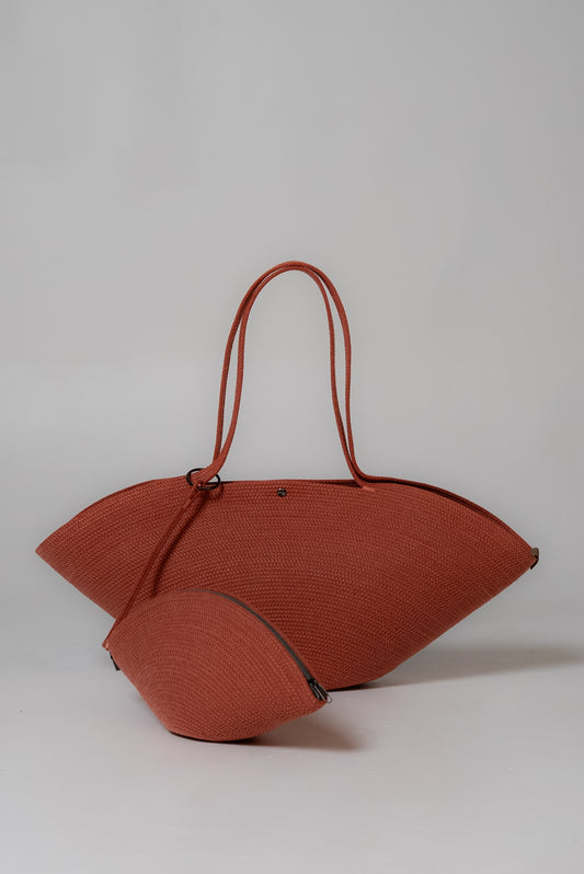 Arc Tote in terracotta